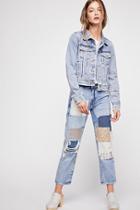 Mellow Patched Boyfriend Jeans By We The Free At Free People Denim